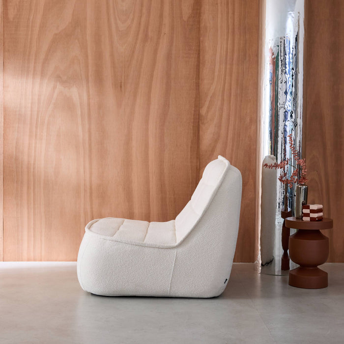 sweeek - Fauteuil bouclé stof 1 zitplaats