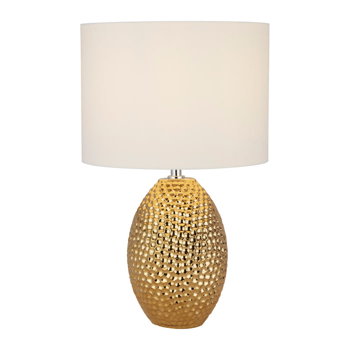 Searchlight Nadine Tafellamp - Ceramic Gold