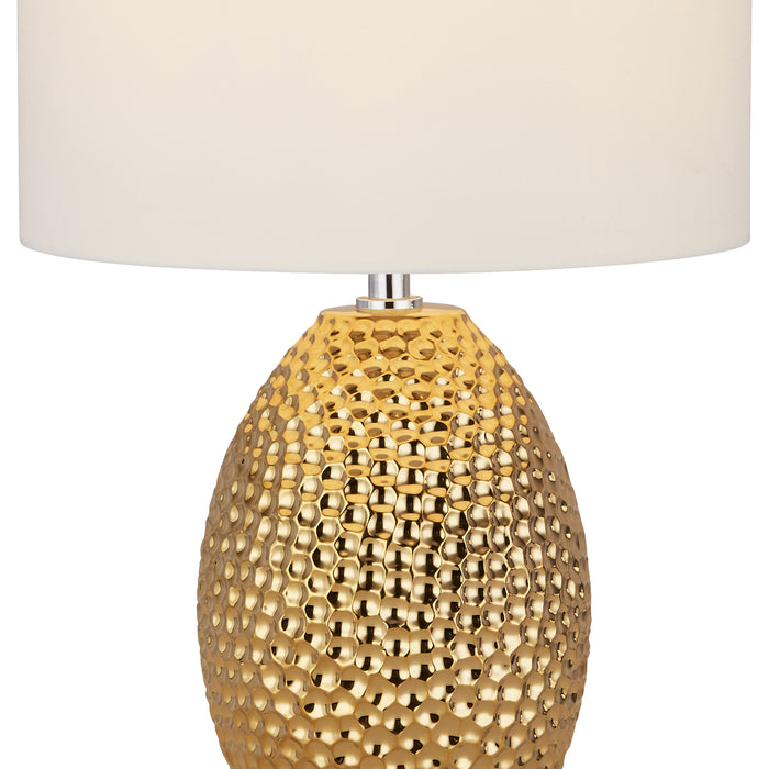 Searchlight Nadine Tafellamp - Ceramic Gold