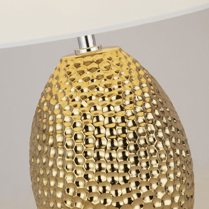 Searchlight Nadine Tafellamp - Ceramic Gold