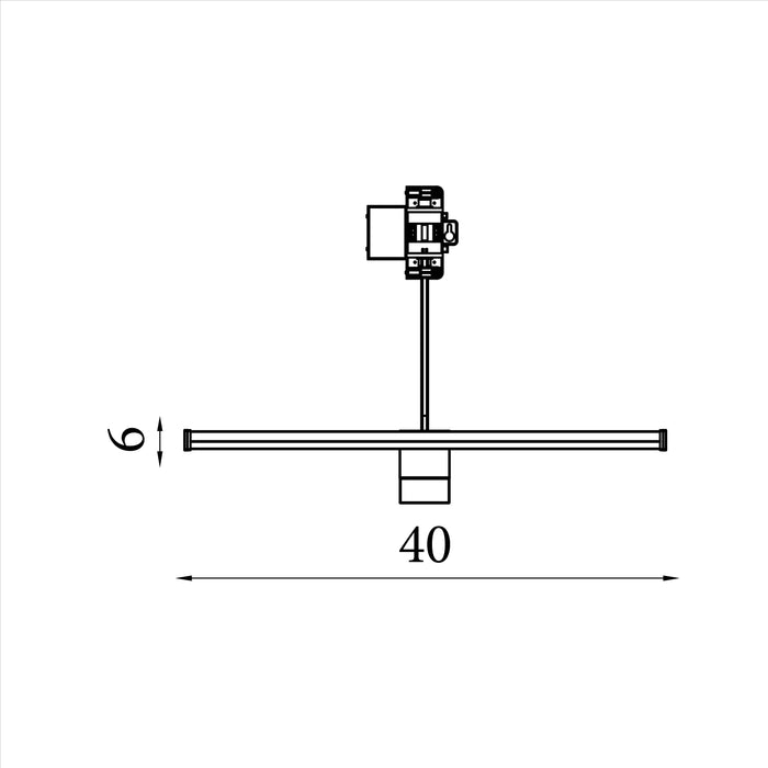 Searchlight Kos Badkamerlamp B 40 cm - Goud