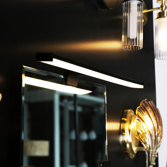 Searchlight Kos Badkamerlamp B 40 cm - Zwart