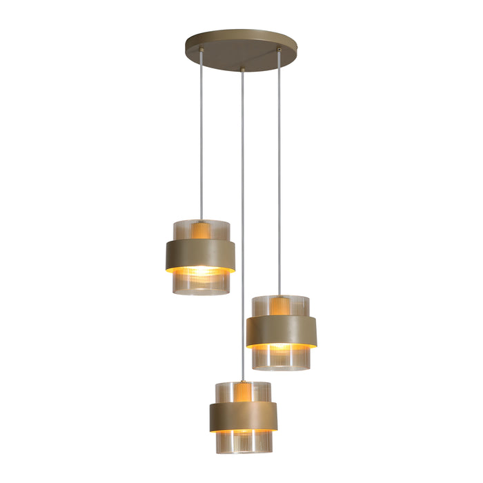 Searchlight Royal Hanglamp 3-lichts - Zand