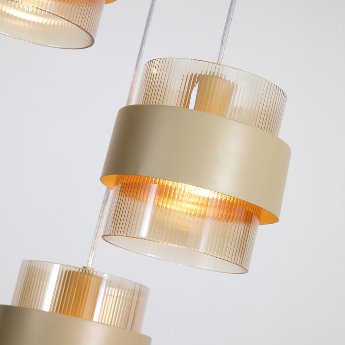 Searchlight Royal Hanglamp 3-lichts - Zand