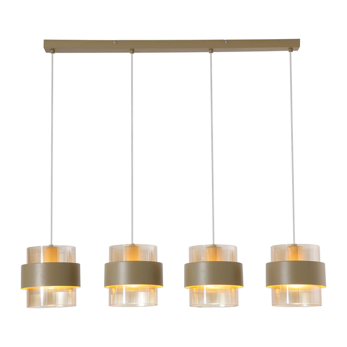 Searchlight Royal Hanglamp 4-lichts - Zand