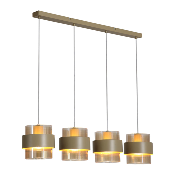 Searchlight Royal Hanglamp 4-lichts - Zand