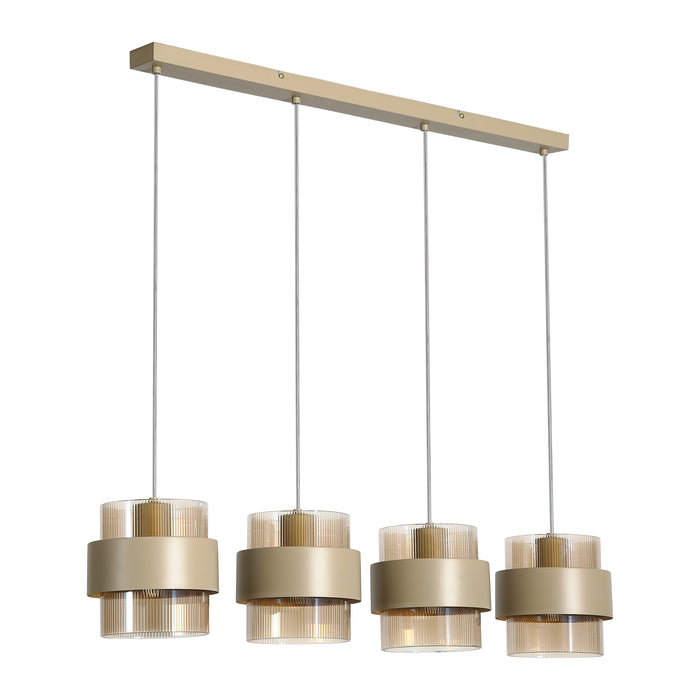 Searchlight Royal Hanglamp 4-lichts - Zand