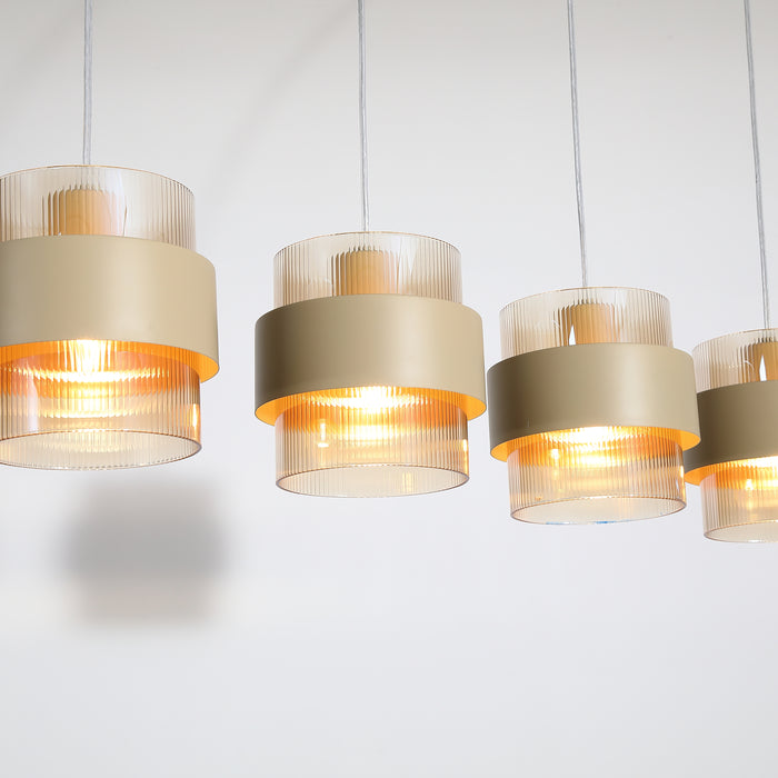 Searchlight Royal Hanglamp 4-lichts - Zand