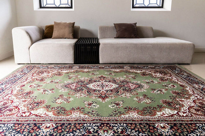 Interieur05 Vintage vloerkleed Nain Perzisch Groen - 235 x 160 cm