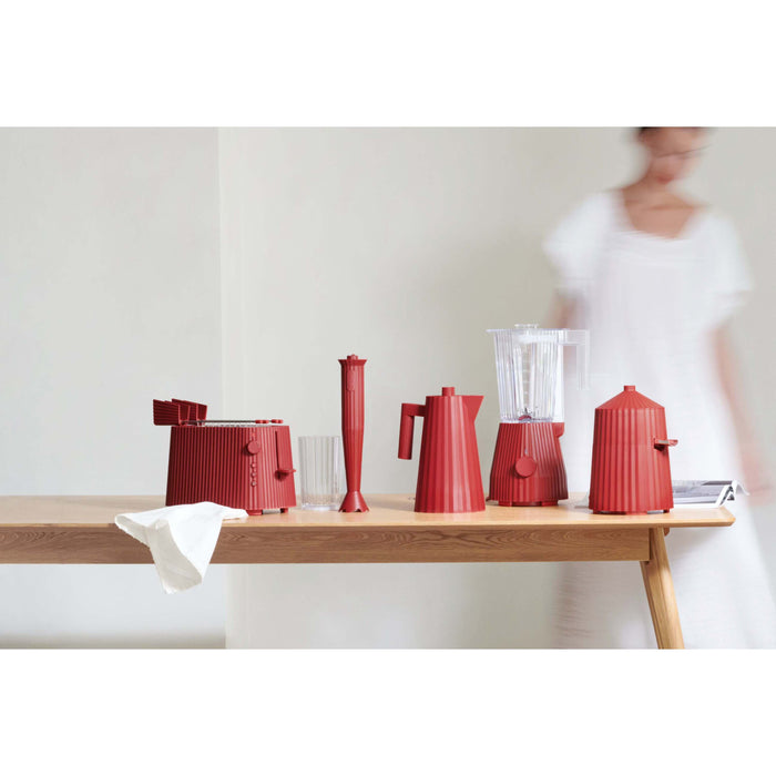 Alessi Citruspers Plissé - elektrisch - Rood - Michele de Lucchi - MDL07 R