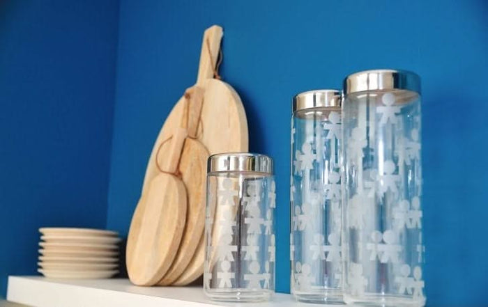 Alessi Voorraadpot Girotondo - AKK35 - ø 10.5 cm | 500 ml - door King-Kong