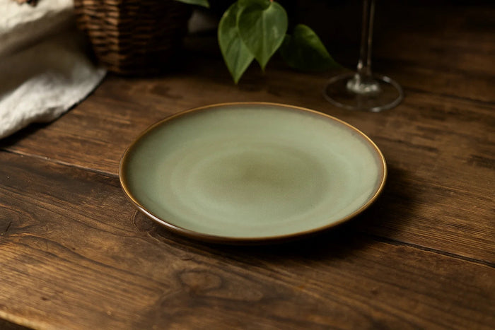 Cookinglife Ontbijtborden | Dessertborden Sabi Groen ø 21 cm - 6 Stuks