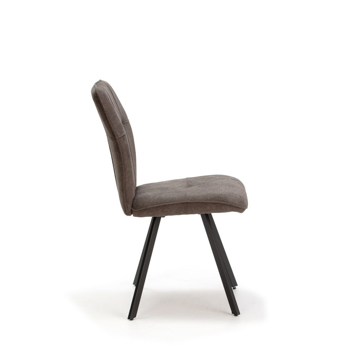 Calicosy - MERY Set van 4 stoelen in stof - H48 cm