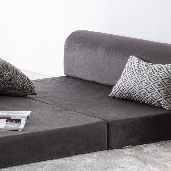 Calicosy - Sofa - B120 cm - Grijs - Antraciet