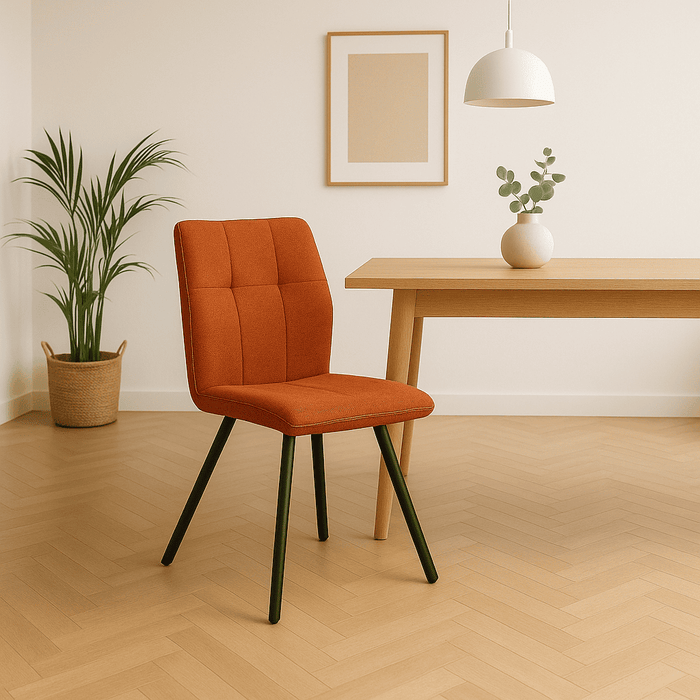 Calicosy - MERY Set van 4 stoelen in stof - H48 cm