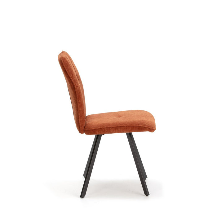 Calicosy - MERY Set van 4 stoelen in stof - H48 cm