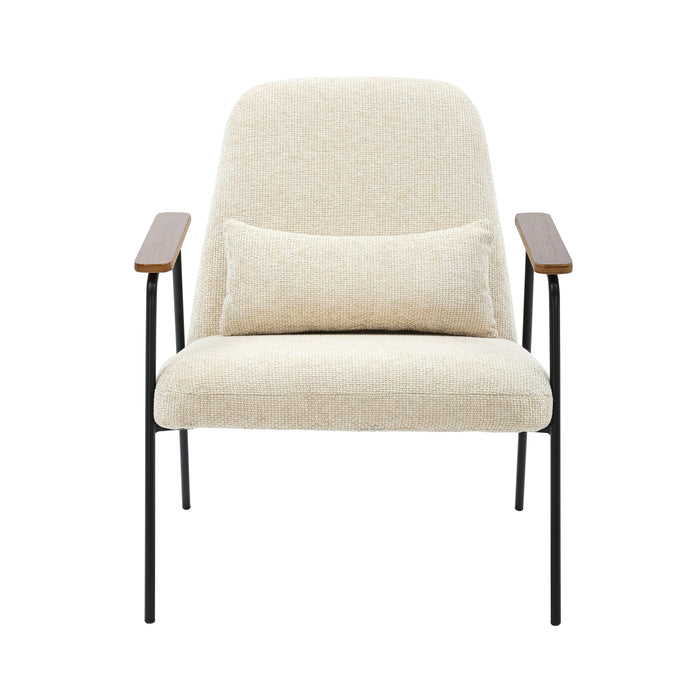 Signature - ALFRED Fauteuil in linnenkleurige - H79 cm - Beige