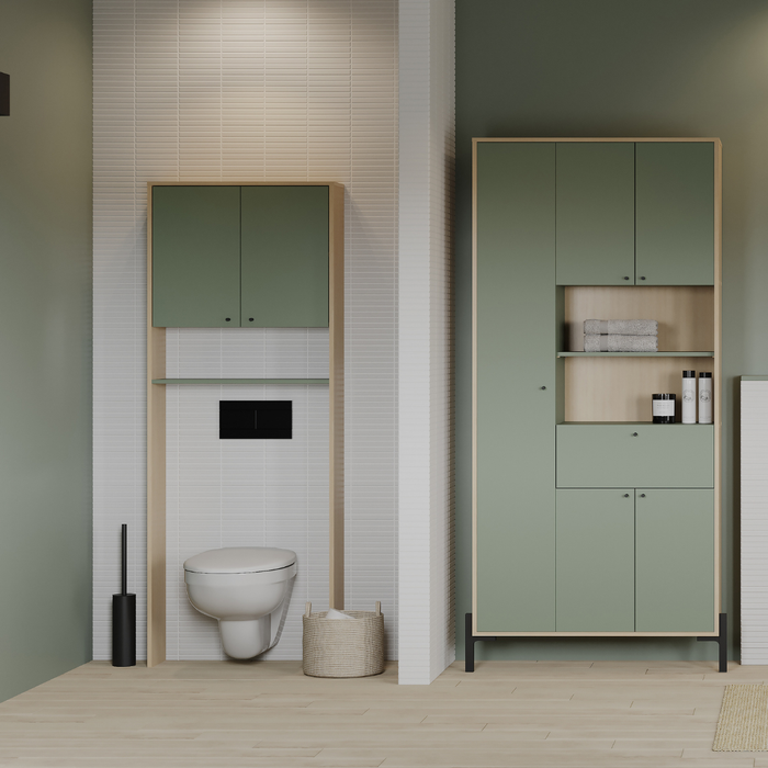 Calicosy - ELISA Kolom met 4 deuren en 1 lade - H201,5 cm