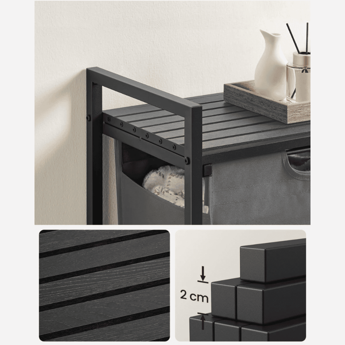 Calicosy - Wasmand 1 uitschuifbaar compartiment - H76 cm