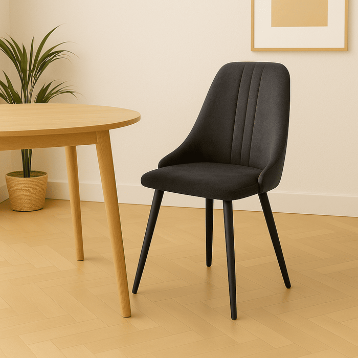 Calicosy - MANI Set van 4 stoelen in stof - H91 cm