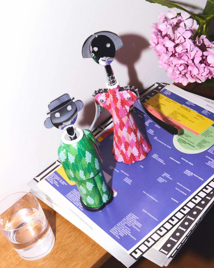 Alessi Kurkentrekker Alessandro M. - AM23A 32 - Groen | Blauw- door Fulvia Mendini