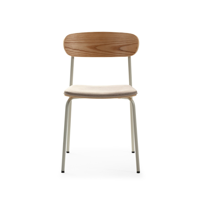 Calicosy - Set 2 stoelen ADRIANA - L46 cm - Stof & metaal