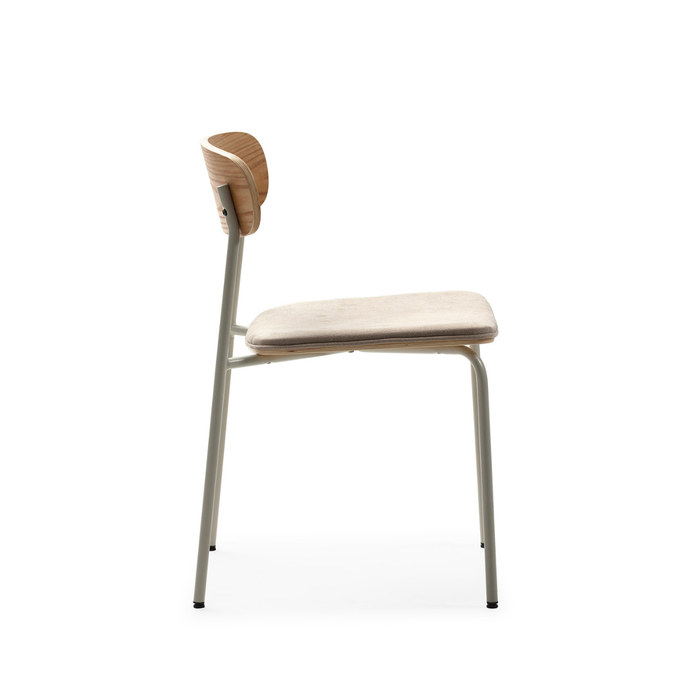 Calicosy - Set 2 stoelen ADRIANA - L46 cm - Stof & metaal