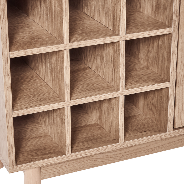 Beliani - COSTELLO - Wijnkast - Lichtbruin - Vezelplaat