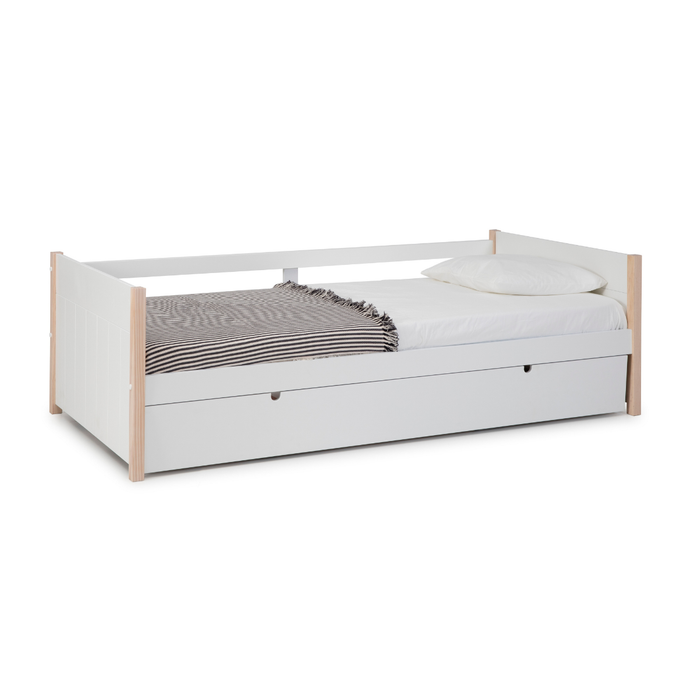 Calicosy - CLÉMENCE-bed - B200 cm - Wit