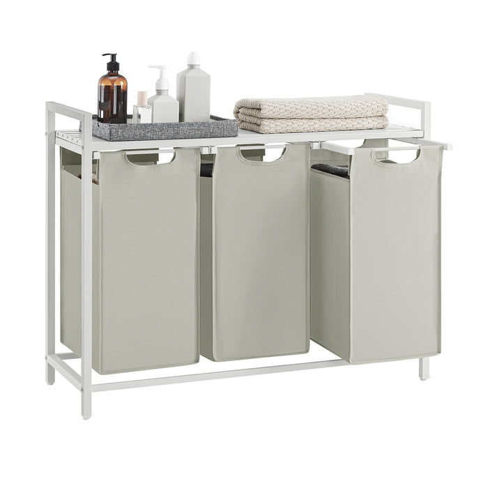 Calicosy - Wasmand 3 compartimenten - H72 cm