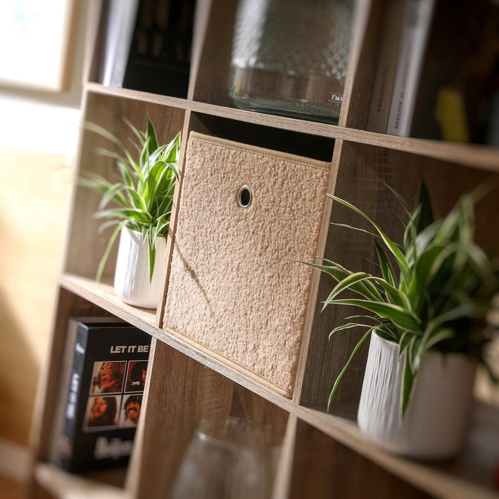 Calicosy - Opvouwbare kubus - H27 cm - Beige