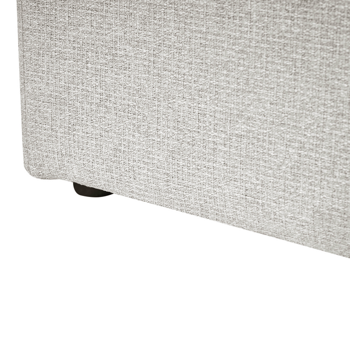 Beliani-DINAN-Tweepersoonsbed-Lichtgrijs-180 x 200 cm-Polyester