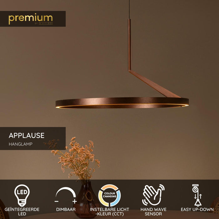 Lucide Premium APPLAUSE Hanglamp - Koffie