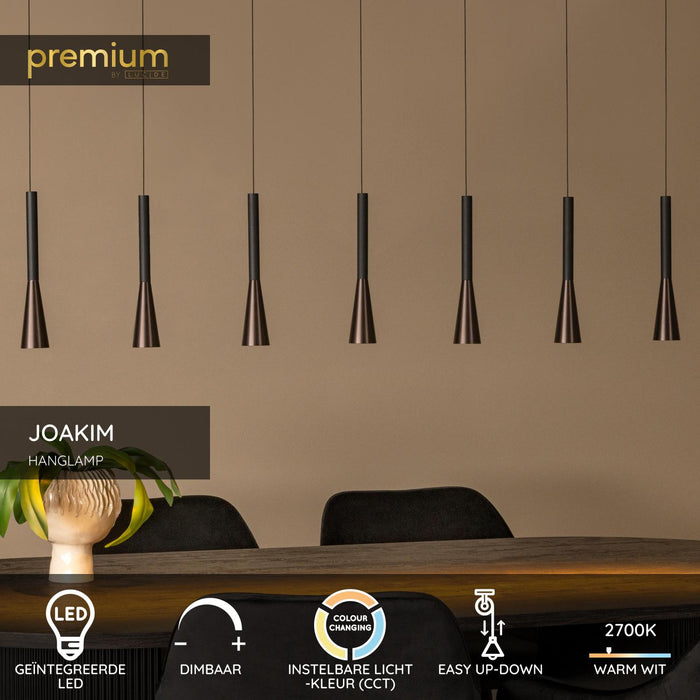 Lucide Premium JOAKIM Hanglamp - Koffie