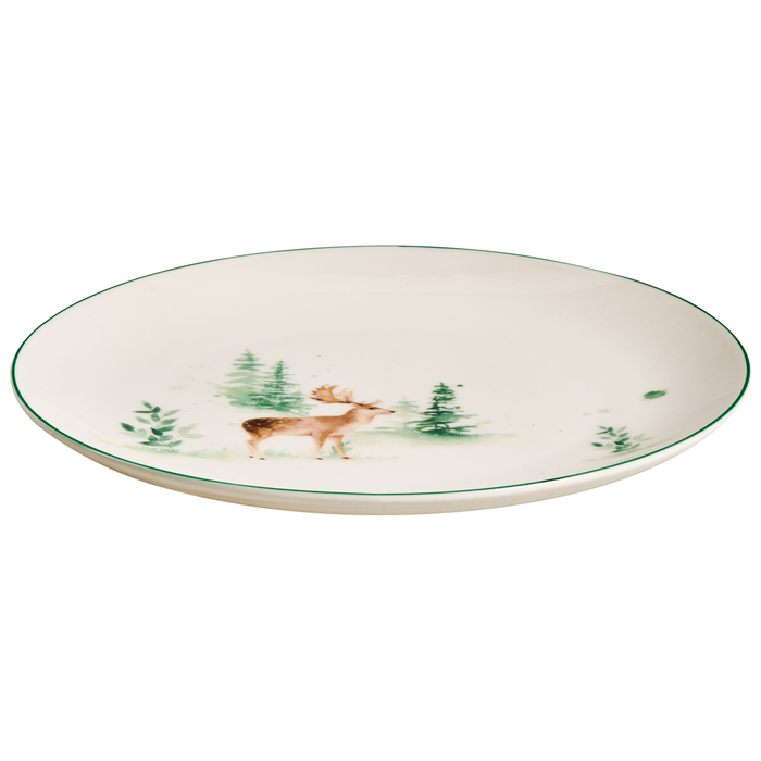 Beliani - CHILI - 12-delige serviesset - Wit - Porselein