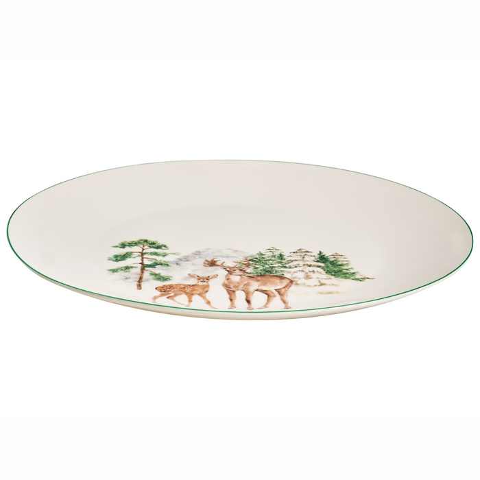 Beliani - CHILI - 12-delige serviesset - Wit - Porselein