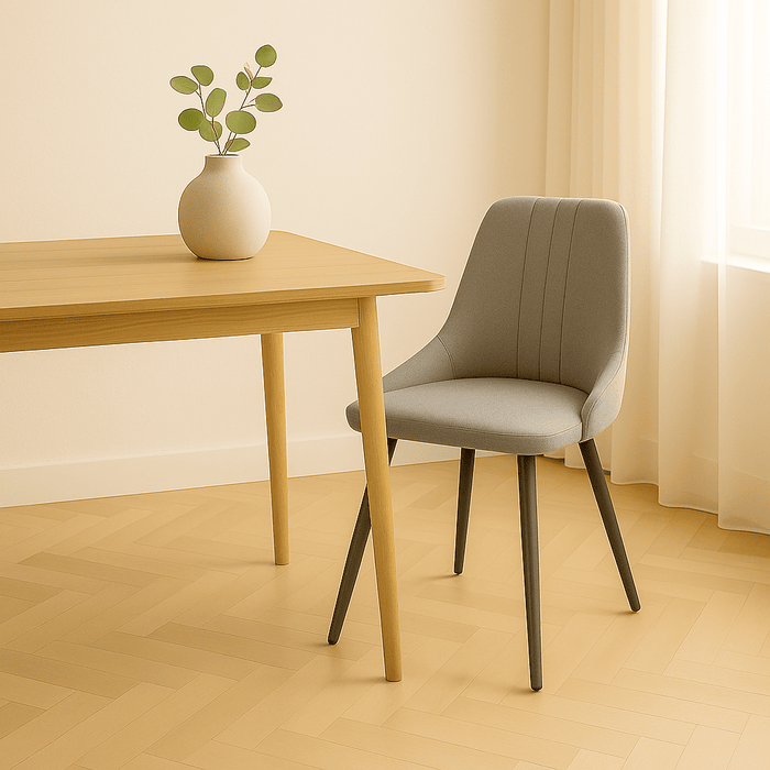 Calicosy - MANI Set van 4 stoelen in stof - H91 cm