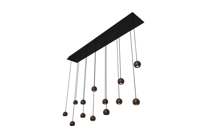 Lucide Premium MONTANA Hanglamp - Koffie