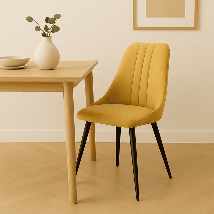 Calicosy - MANI Set van 4 stoelen in stof - H91 cm