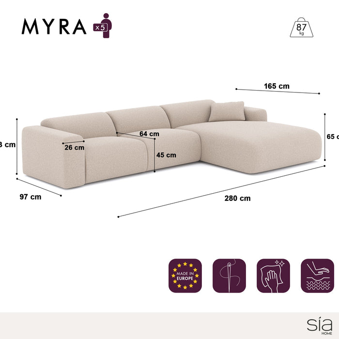 Grote rechthoekige bank van fluweel met smaragdgroen patroon