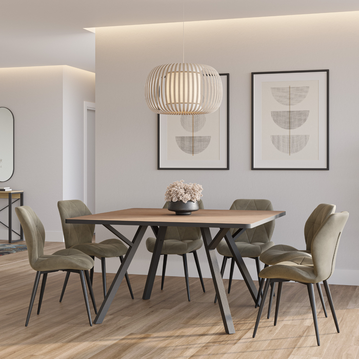 Calicosy - Set van 4 stoelen LUNA - H48 cm