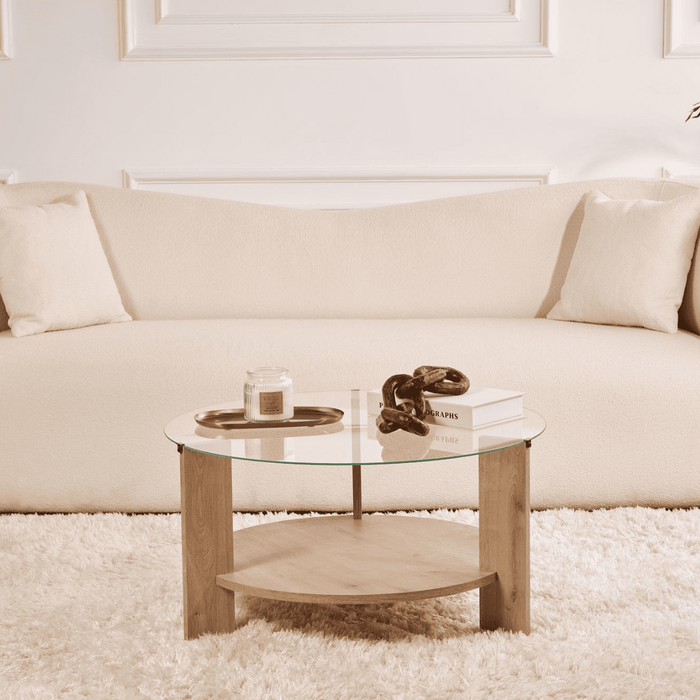 Calicosy - Salontafel met 2 bladen L75 cm - CLARA