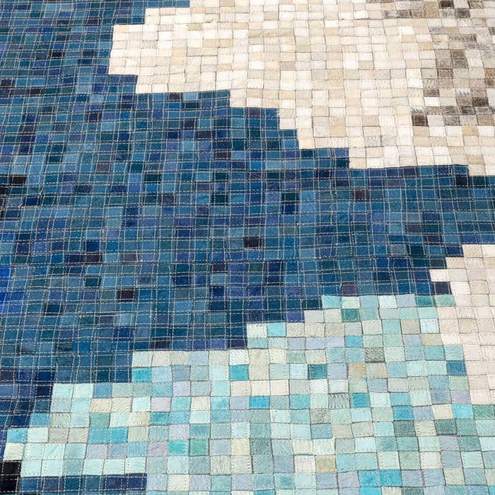 Vloerkleed Stream blauw 240x170cm Kare Design