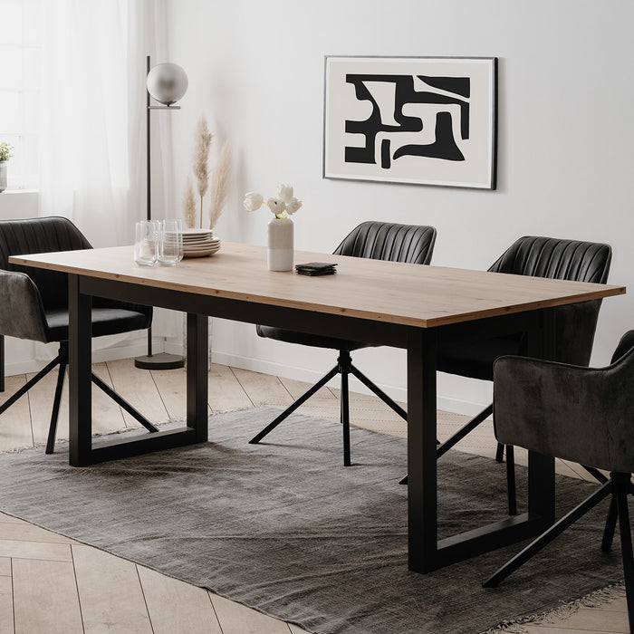 Calicosy - Uitschuifbare eettafel DENVER - H75 cm