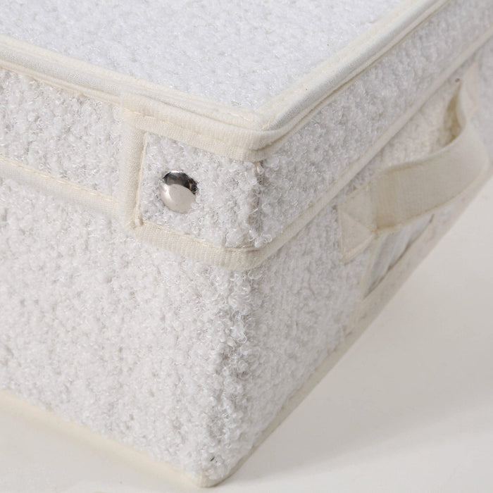 Calicosy - Opbergdoos met deksel - H15 cm - Ongebleekt