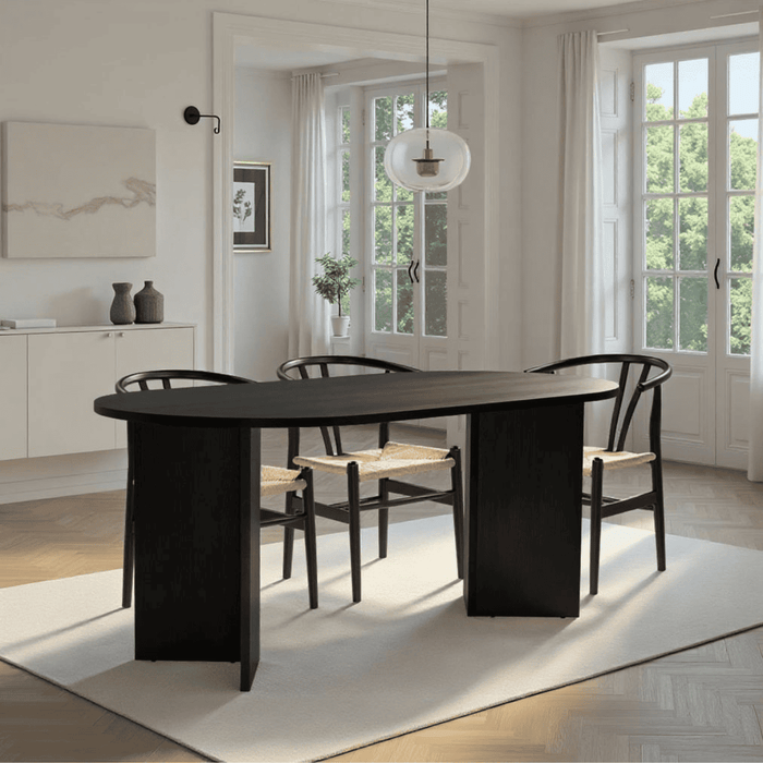 Calicosy - Eettafel met afgeronde randen L180 cm - SABLE