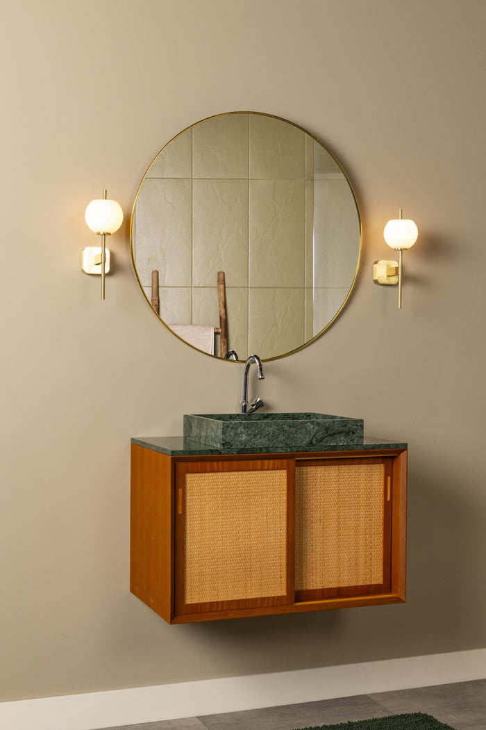 Lucide ELDA Wandlamp - Mat Goud | Messing