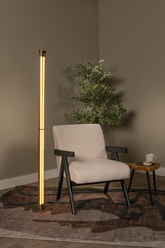Lucide JANDERIN Vloerlamp - Champagne kleur