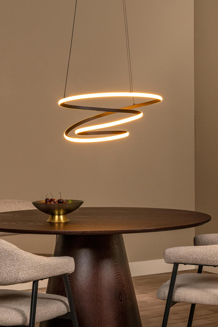 Lucide ESPIRAL Hanglamp - Zwart
