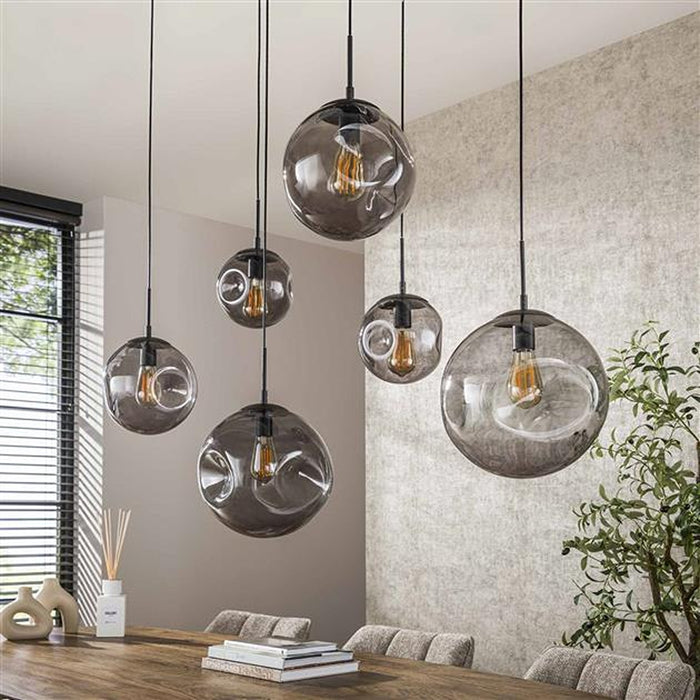 Hoyz Collection - Hanglamp Stellar Black 6-lichts - Artic Zwart